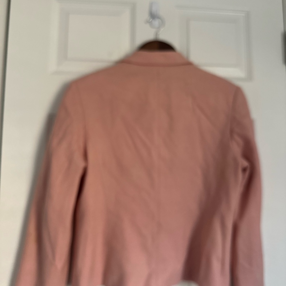 Pendleton Soft Pink Double-Breasted Blazer - image 3